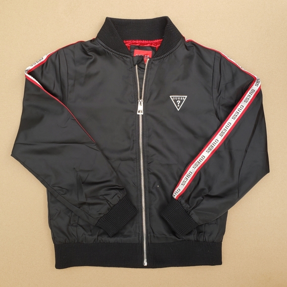 NEW GUESS Zoe Logo Bomber GIRLS Jackets - Picture 1 of 6